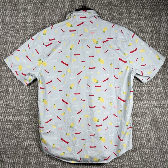 Leinenkugel's Short Sleeve Button Shirt Men Large Shirt Summer Shandy Beer Promo - Picture 4 of 7